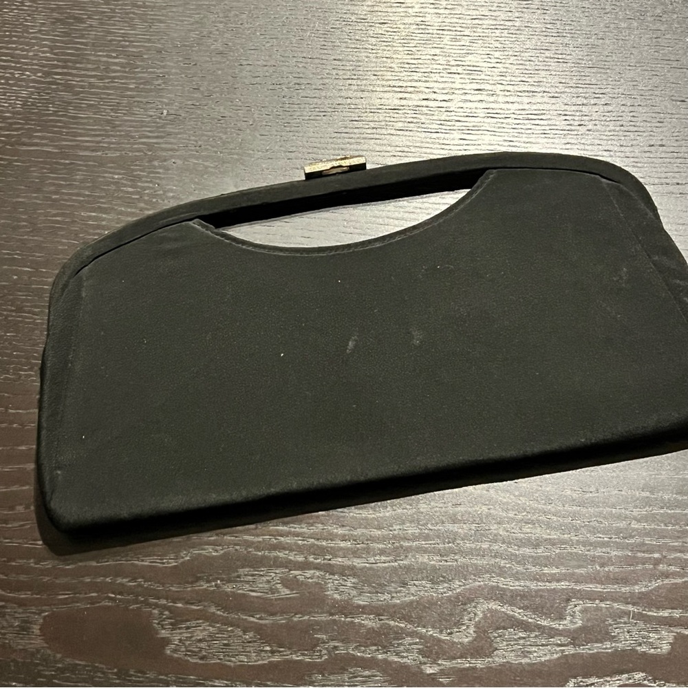 Vintage Black Clutch